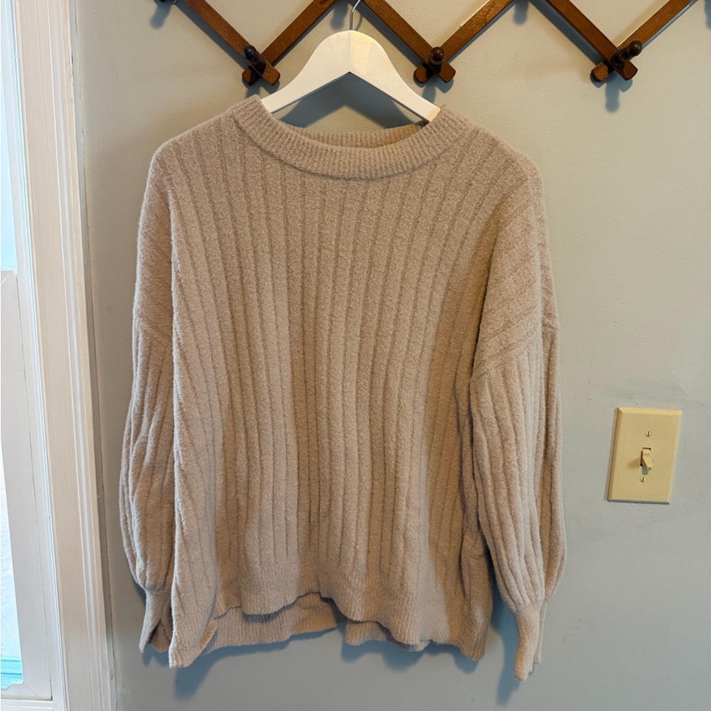 aerie Ribbed Crewneck Sweater